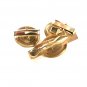 Goldtone Cufflinks & Tie Clasp Unbranded 42716a