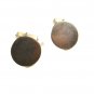 Silver Tone Round Cufflinks by SWANK 12515