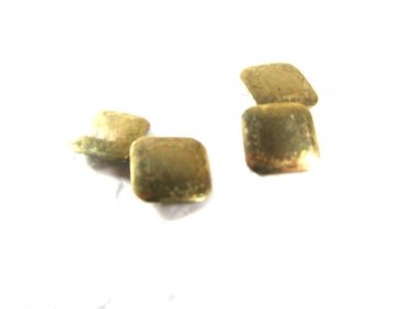 Art Deco Gold Tone Top Silver Tone Cufflinks Unbranded 11316
