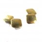 Art Deco Gold Tone Top Silver Tone Cufflinks Unbranded 11316