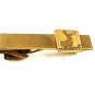 Vintage Goldtone Buck Deer Tie Clasp 9517