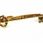 Vintage Goldtone Key Tie Clasp By HICKOK U.S.A. 42816