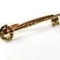 Vintage Goldtone Key Tie Clasp By HICKOK U.S.A. 42816