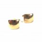 Vintage Gold Tone Cufflinks Unbranded 53116