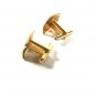 Vintage Gold Tone Cufflinks Unbranded 53116