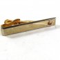 Vintage Gold Tone & Pink Tie Clasp By SWANK 52116