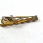 Vintage Gold Tone & Pink Tie Clasp By SWANK 52116