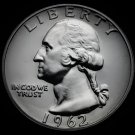 1962-P Washington Quarter - Type 1 (Uncirculated)