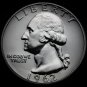 1962-P Washington Quarter - Type 1 (Uncirculated)