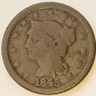 1845-P Braided Hair Large Cent (G)