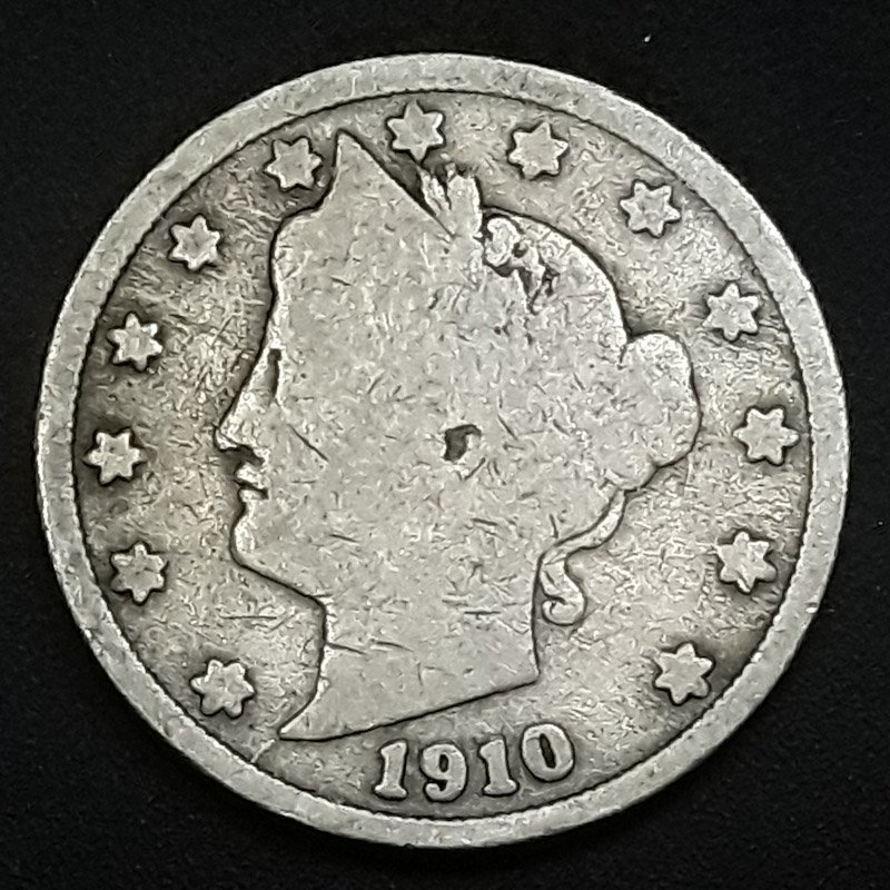 1910 Liberty Head "V" Nickel