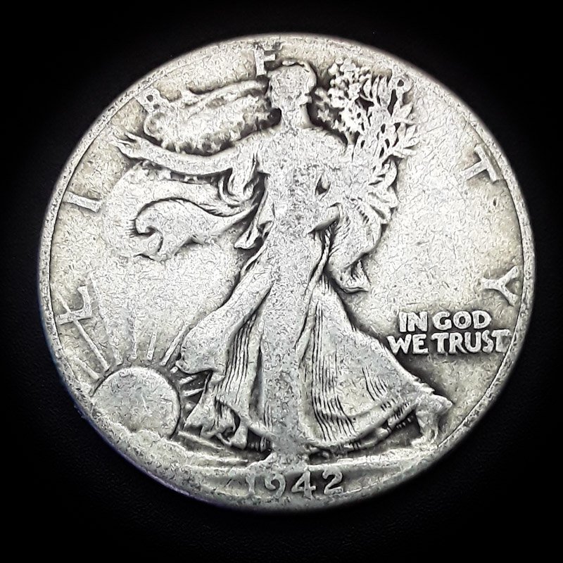 1942 Walking Half Dollar