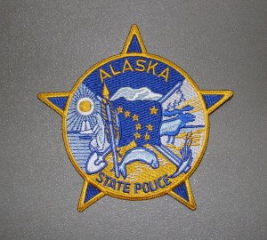 Alaska State Troopers Police Colorful Shoulder Patch