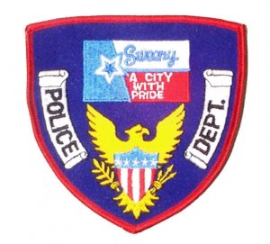 Sweeny Police Department Shoulder Patch-A City With Pride