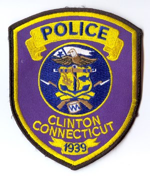 Clinton Police Shoulder Patch- Connecticut