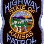Kansas State Police Highway Patrol Shoulder Patch