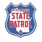 Wisconsin State Police Highway Patrol Mini hat badge Patch Wisconsin State Police Highway Patrol Mini hat badge Patch