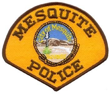 Mesquite police department shoulder patch