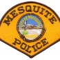 Mesquite police department shoulder patch