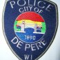 City of De Pere wisconsin police department shoulder patch