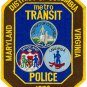 District of columbia metrontransit dc police department shoulder patch