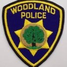 Woodland Police Department uniform shoulder patch