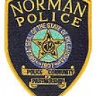 Norman Oklahoma Police department uniform shoulder patch