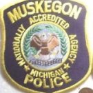 Muskagon Countu Michigan Police Department uniform patch