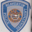 Beaverton state of Oregon Police Department uniform shoulder patch