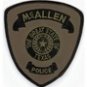 McAllen Texas Police Department specialized subdued uniform shoulder patch