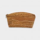 White Textured Makeup Bag