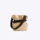 Natural Brown Bow Bag