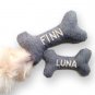 Personalized Pet Toy with Embroidered Name Squeaky Toy - Personalized Pet Gifts