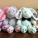 Personalized Easter Bunny, Kids Stuffed Animal Plush Rabbit