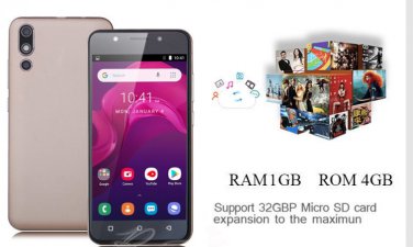 5.0" Dual SIM Quad Core Android 8.1 Smart Mobile Cell Phone Unlocked