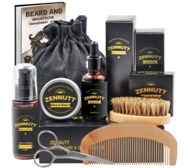 Ultimate Beard Care Kit for Men Growth & Grooming Set ZenNutt best gift for men