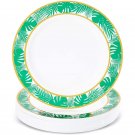 24 Disposable Plastic  Plates, - Hawaiian Luau Summer Tropical Party - size 9 in.   #ACST1