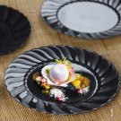 40 Disposable Plastic round Plate - Clear  color -size 6"   #CHCF2