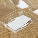 10 Rectangle Wave Disposable Plastic Plate -  Clear color - size 8" x 11.5"    #CHCF2