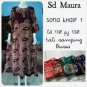 Maura batik longdres stamp - robe maura riska - robe ecer dam wholesaler