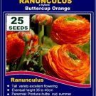 25 seeds fresh RANUNCULUS BULBS Buttercup ORANGE