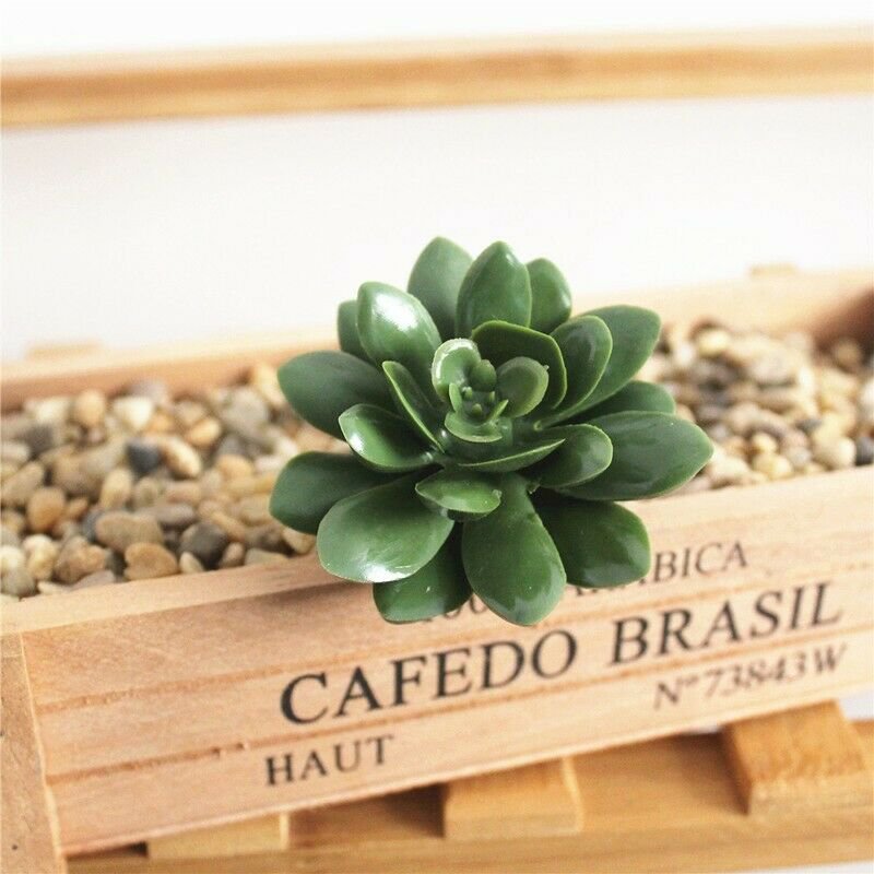 UK Only Mini Artificial Succulents Plant Home Decore #17