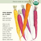 Organic Carnival Blend Carrot Seeds - 500 mg