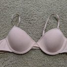 34B Beige Adjustable Straps Push Up Bra