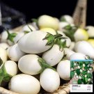 Cultivate Charm: 'White Baby' Round Eggplant Seeds