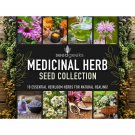 10 medicinal herb seed collection - essential heirloom herbs, non-gmo