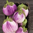 50 seeds rosa bianca eggplant fresh for your vegetable garden.