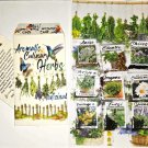 seeds 12 count variety pack culinary garden herb  bonus seeds, heirloom, fresh