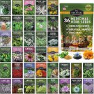 36 seeds ultimate medicinal herbs / packs organic garden