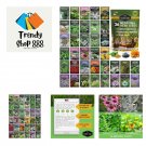 36 seeds ultimate medicinal herbs collection - variety pack of herb for growi...